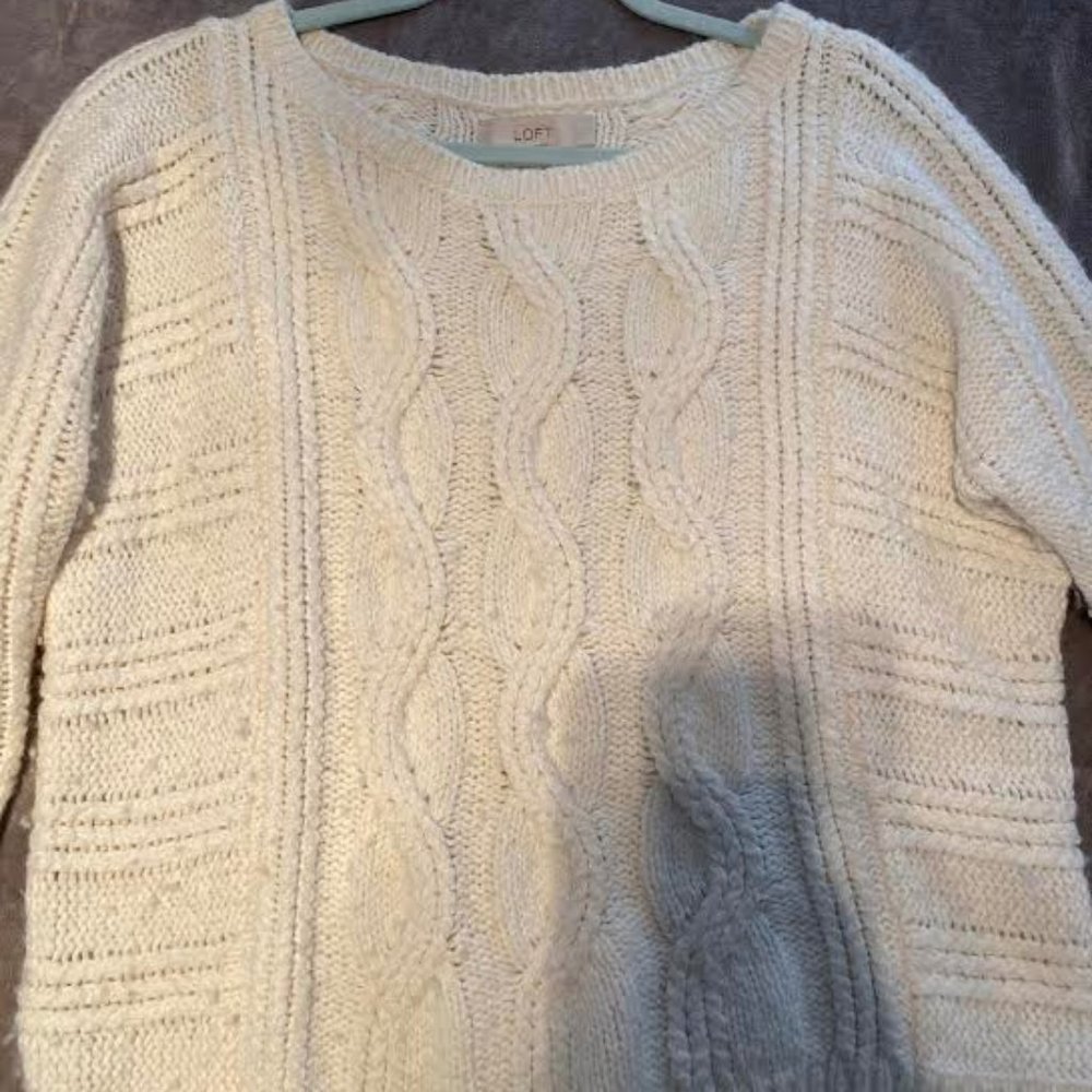 White Loft Sweater